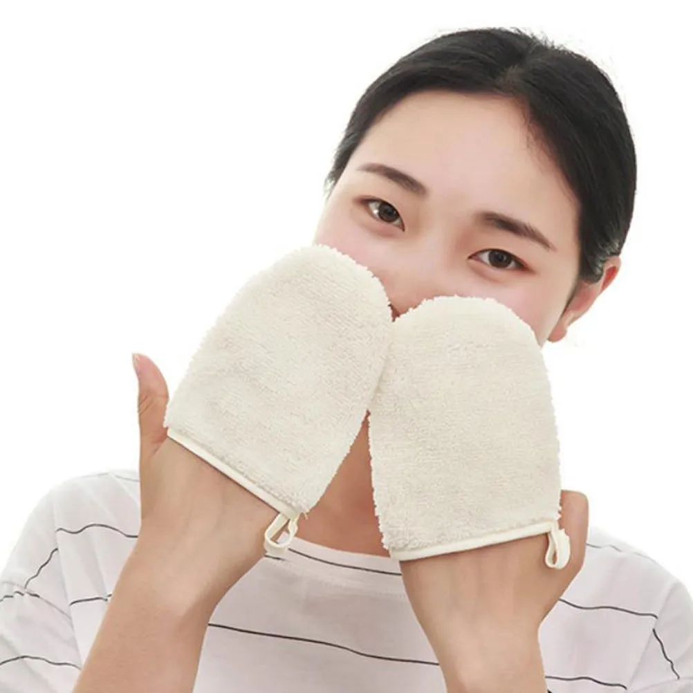 

10 Pcs Microfiber Claning Gloves Facial Cloth Pad for Cleaning Makeup Remover Face