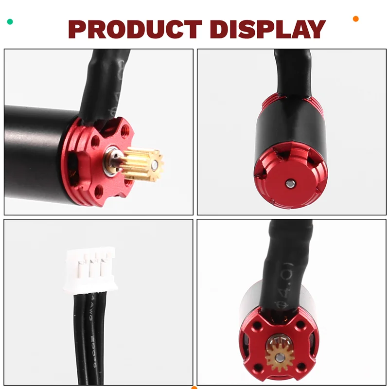 【خصم 58%】1224 Outunner محرك خارجي بدون فرشاة دوار 2S 3600V مع ترس لسيارة زاحفة RC 1/24 محورية SCX24 WPL لـ Traxxas