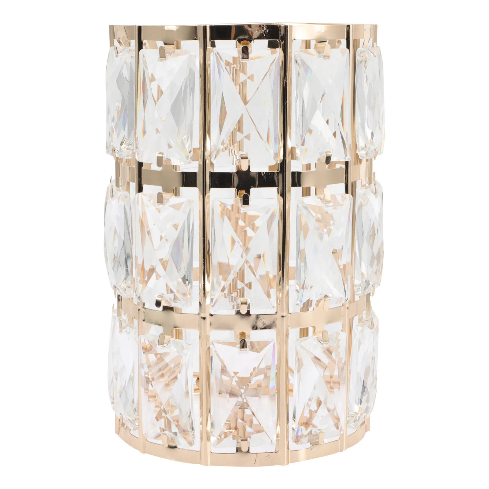 

Wall Wall Cover European Lamp Cover Crystal Lampshade Iron Vintage Home Decor Brown Lampshade for Living Room Cafe Hotel