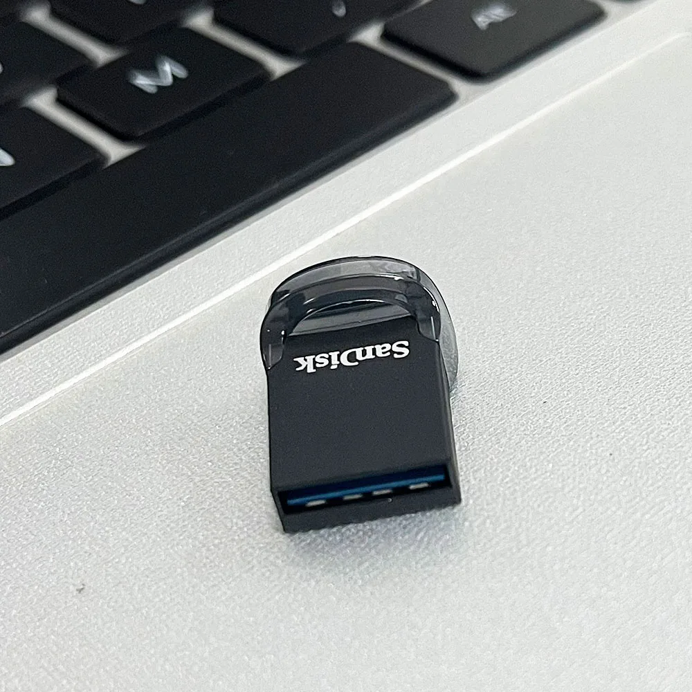 SanDisk Original Ultra Fit USB 3.2 Gen 1 Flash Drive 512GB 256GB 128GB 64GB 32GB Pendrive Alta Velocidade 130M-400MB/s Mini USB Stick