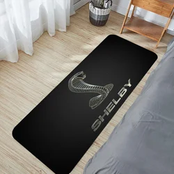 Shelby Logo Entrance Door Mat Outdoor Floor Mats Design Carpet for Kitchen Home Decor Items Aesthetic Room Rug Rugs Foot Bath