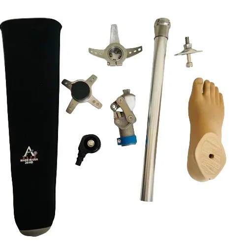 medical artificial limb parts above knee prosthetic leg knee joint with ALPS prosthetic liner