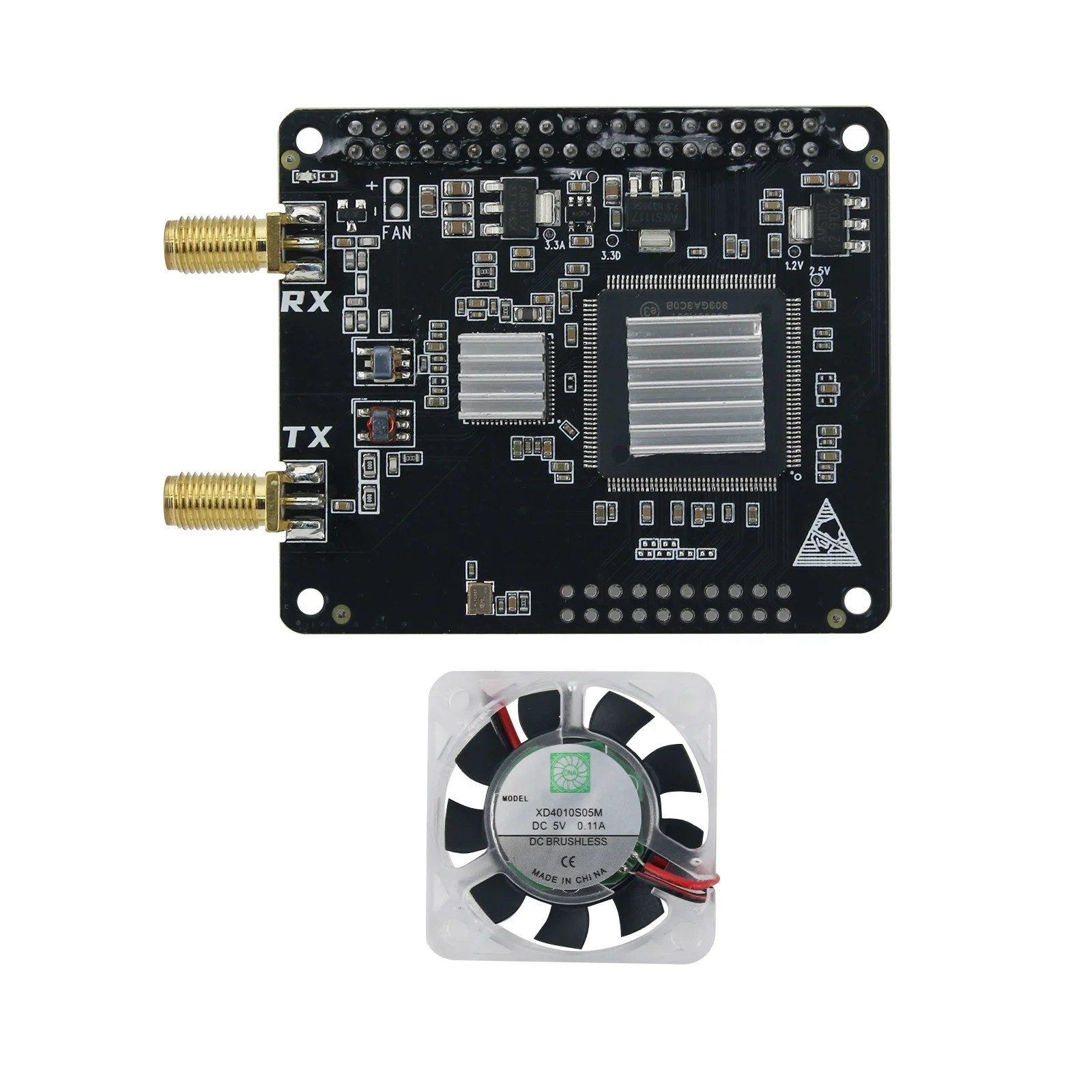 

Radio-Berry V2.0 SDR Radio Card AD9866+10CL016 Software Defined Radio Module DIY SDR Module For Raspberry Pi 4B