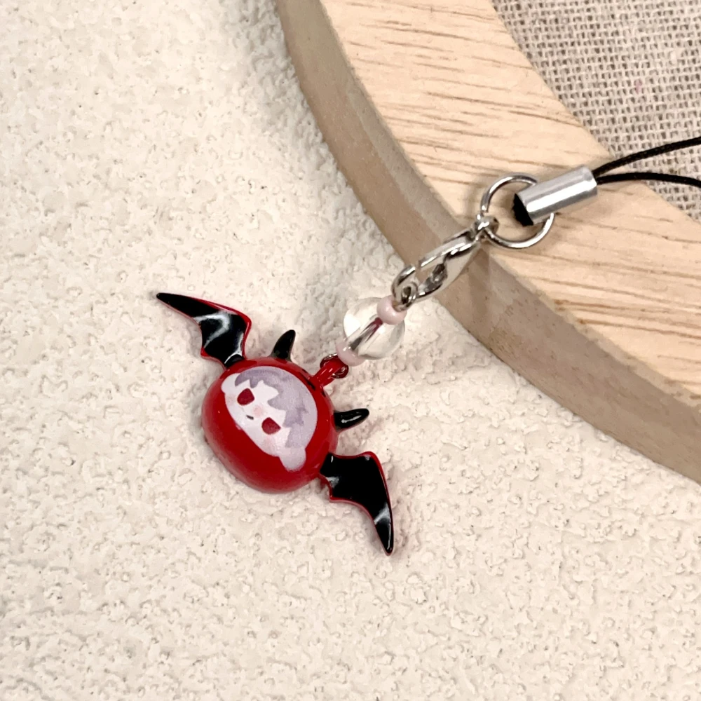 Game Love And Deepspace Sylus Cosplay Keychain Kawaii Pendant Little Devil Keyrings Phone Chain Accessories Gifts Key Chains