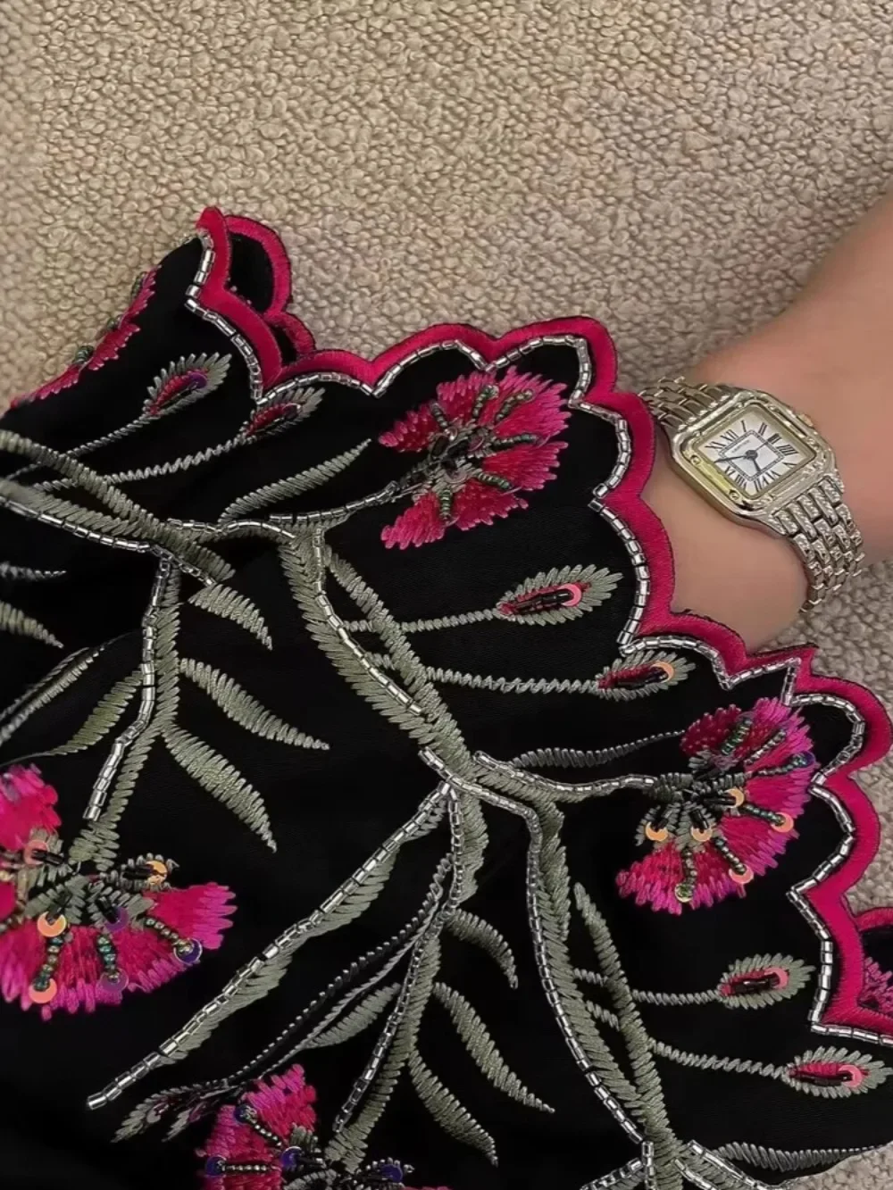 عباية نسائية للعيد فستان حفلات مطرز عبايات إسلامية سترة جلابية فساتين رمضان فيستدو لارغوس قفطان رداء عربي طويل 2026 #3