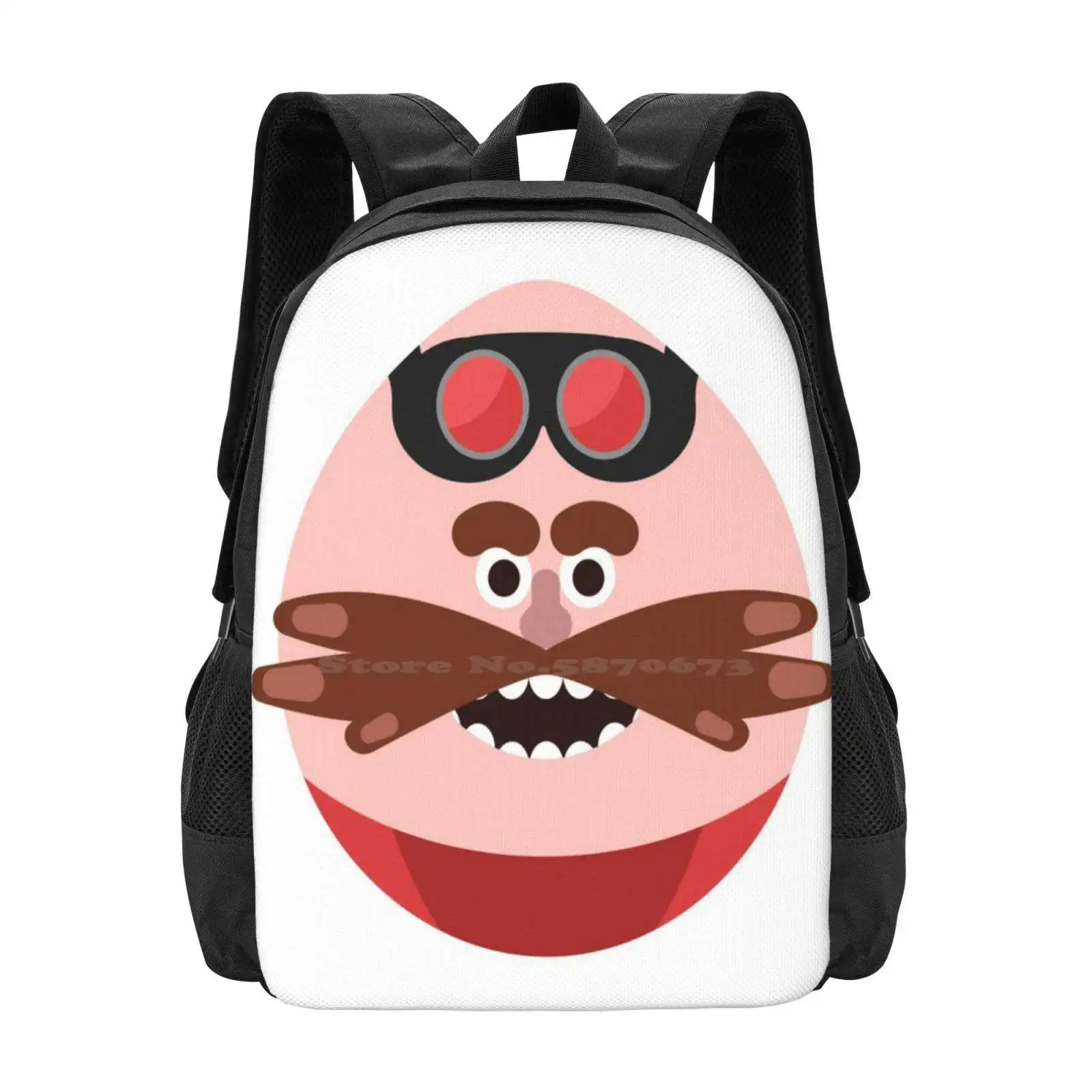 Movie Dr Robotnik Backpacks For School Teenagers Girls Travel Bags Egg Man Dr Robotnik Eggman Robotnick Eyy Cartoon Eggman