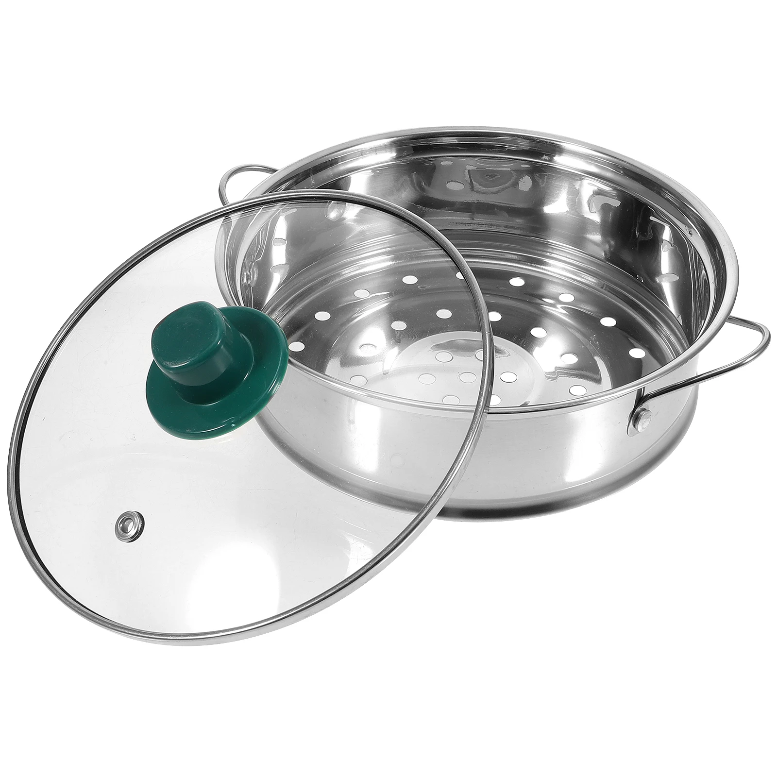 

Stainless Steel Steamer Basket Safe Cooking Kitchen Supplies Food Tripod Even Heat Lightweight Compact Easy Storage