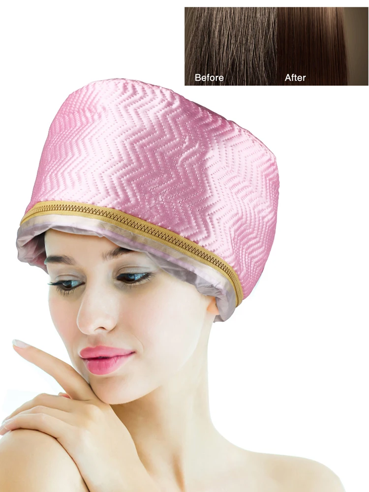Bonnet chauffant électrique pour cheveux, chapeau de traitement thermique, imperméable, auto-chauffant, SPA, nourrissant, soins coiffants