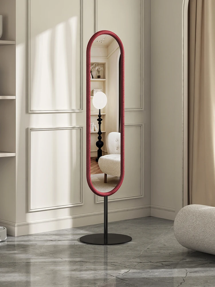 Double-Sided Full Body Mirror Floor Bedroom and Household Dressing Mirror Full-Length Mirror