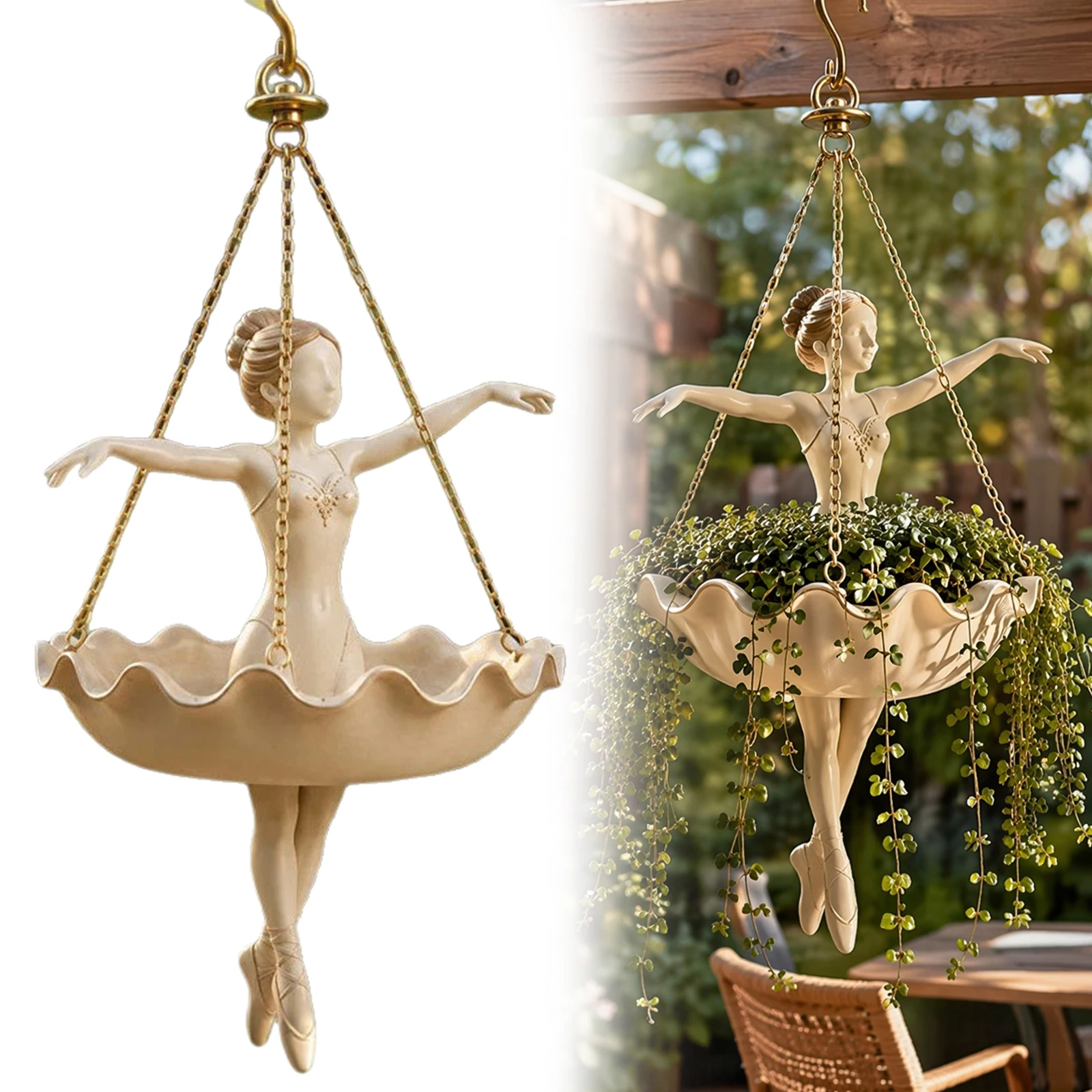 ที่แขวนกระถางต้นไม้รูปนักเต้นบ - Spider Plant Hanging บทวิจารณ์และราคา