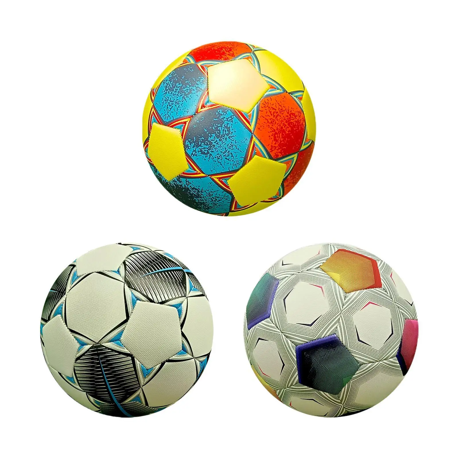 

Soccer Ball Size 5 for Regular 11 A Side Use Football for Club Indoor School