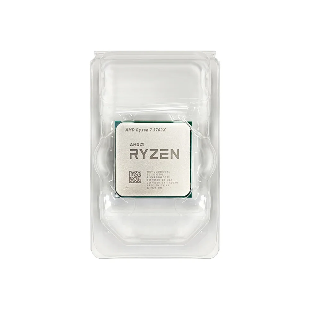 AMD Ryzen 7 5700X CPU Brand New R7 라이젠 5700X 4.6GHz 8-Core 16-Thread CPU Processor 7NM 65W Socket AM4 Desktop Gamer Accessories