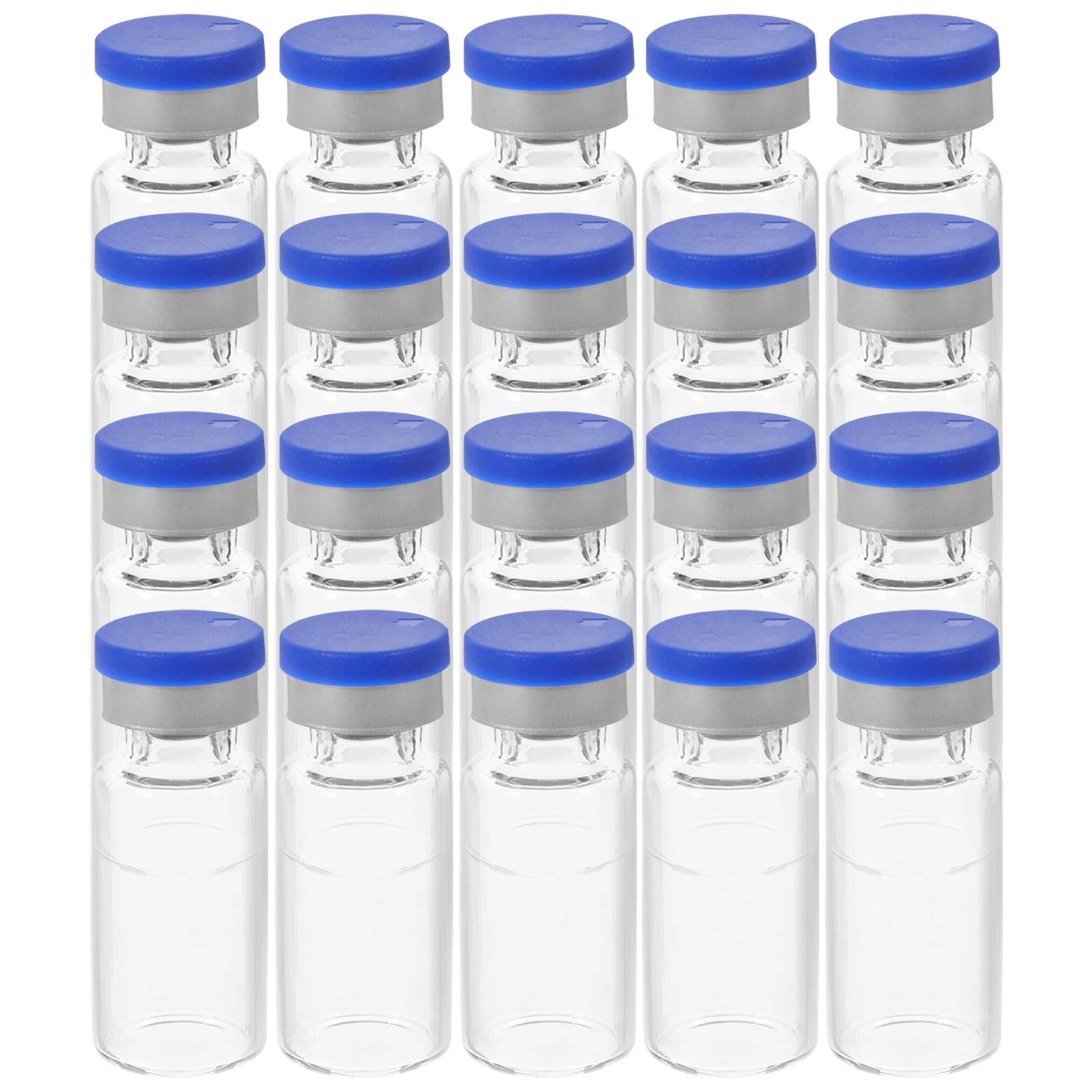

20pcs Small Sealed Lid Leakproof Test Tubes 3Ml For Powder Liquids Clear Containers Mini Bottles Tiny With Caps Sample Storage