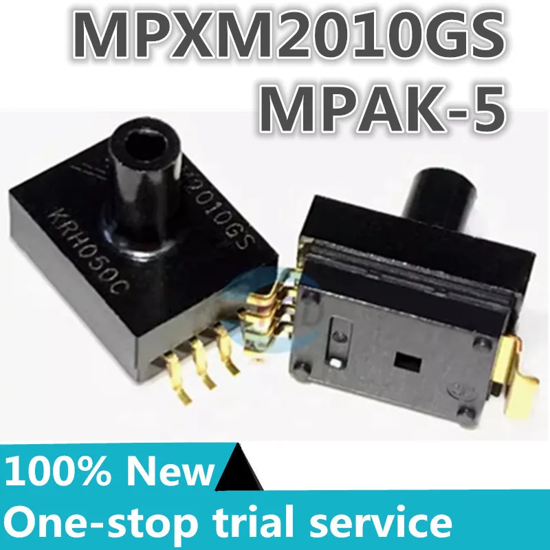 

2-50pcs %Original MPXM2010GS MPAK-5 0-10kpa pressure sensor for air flow control respiratory diagnosis