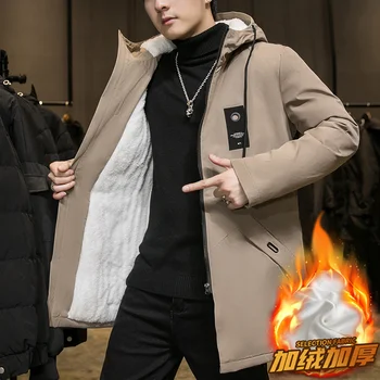 厚手のメンズフリースコート,単色,大きくて暖かい,カジュアル,大きいサイズ,新しいファッション,秋冬,M-6XL, 2023,