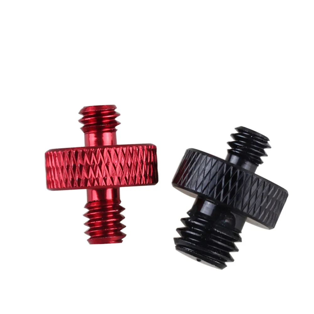1Pcs 1/4 to 3/8 Thread Adapter Aluminum Alloy Dual Male Thread Reducing Screw for Camera Tripod Gimbal Mount Converter