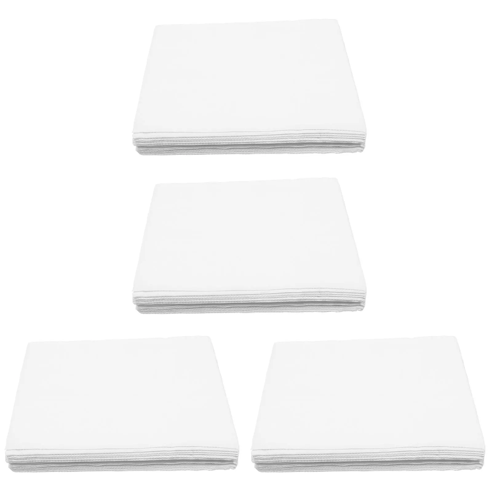 Serviettes de table jetables en pâte de bois de qualité supérieure, 80 pièces, tissu épais pour fête de mariage, hôtel, Restaurant, événement, décor de Table à manger