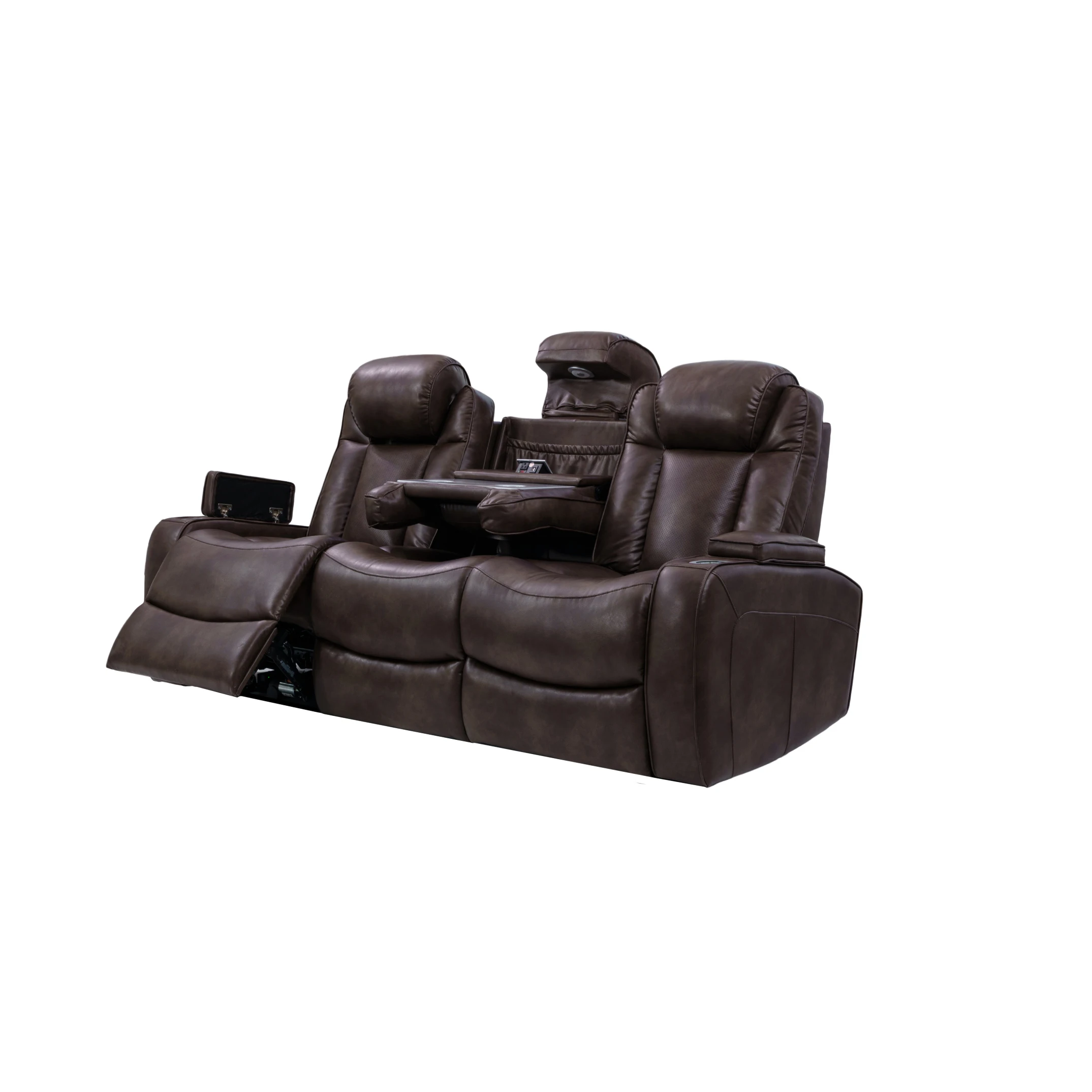 

#American Classic Recliner Sofa Set 6 Seaters Leather Air Recliners Motion Sofa Reclining for Wholesale or Retail