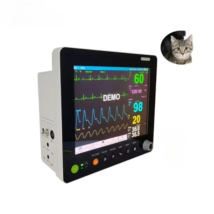 12.1‑Inch Veterinary Multiparameter Patient  multi‑parameter  monitoring device for animal clinical