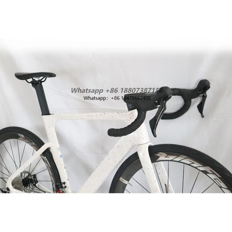 

Custom Built Shi-ma-no 105 700c Carbon Fiber Road Bike Frame High Quality Factory Part with Disc Brake