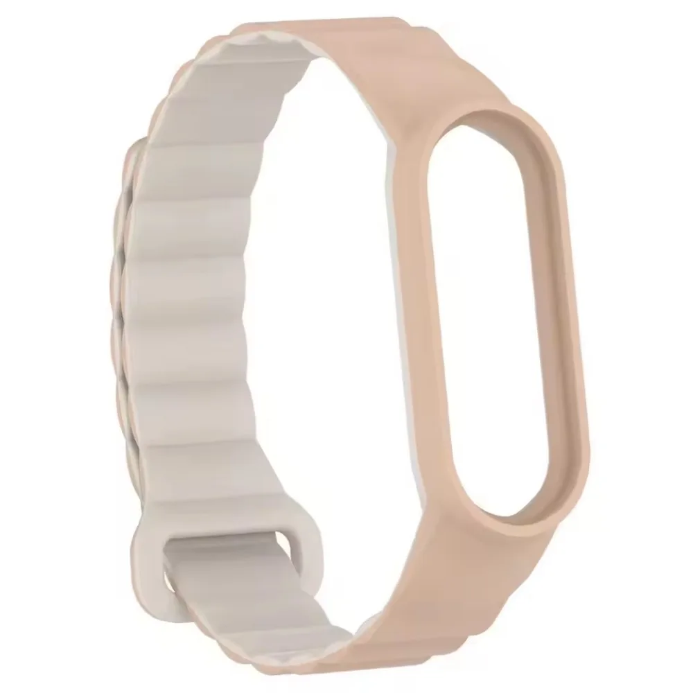 Silicone Strap for Xiaomi Mi Band 10 9 8 7  Magnetic Loop Comfortable Band Replaceable Correa for Xiaomi Mi Band 6 5 4 Bracelet