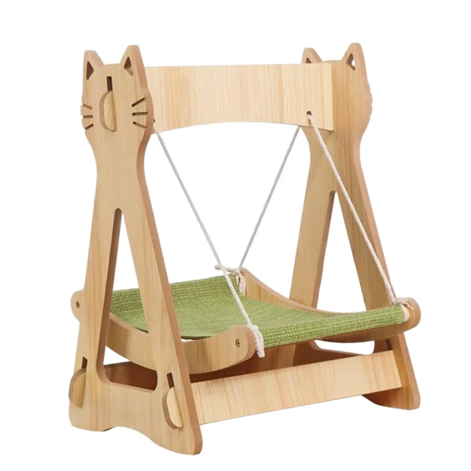 Cat Hammock Cat Bed Cat Chair Wooden Elevated Pet Bed Durable Frame Pet Hanging Cat Hammock Cat Bed Cat Chair Wooden Elevated Pet Bed Durable Frame Pet Hanging