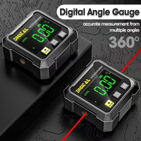 Professional Magnetic Digital Angle Gauge Laser Level Ruler Inclinometer USB Rechargeable for Geological Dip Measurement