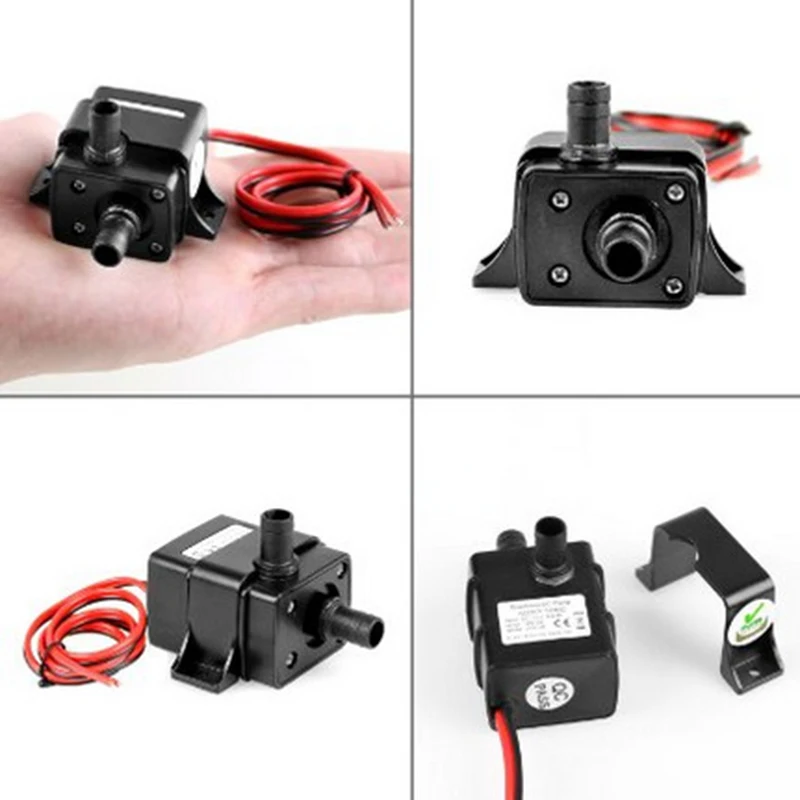 Quiet Brushless DC Water Pump 12V 240L/H Solar Power Pump Fountain Pool Aquarium Rockery Fountain Garden Motor