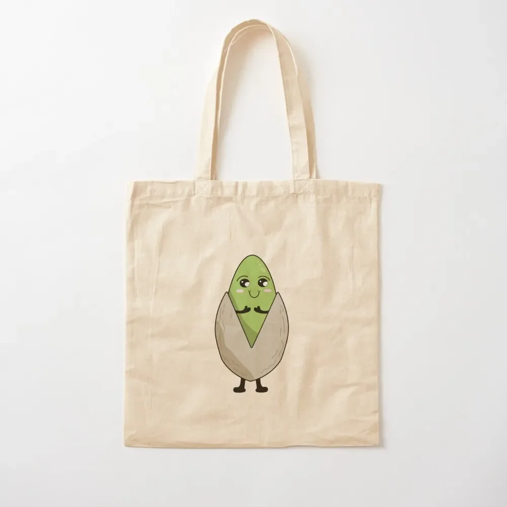 

Happy Pistachio Tote Bag women bag canvas bags Tote Bag