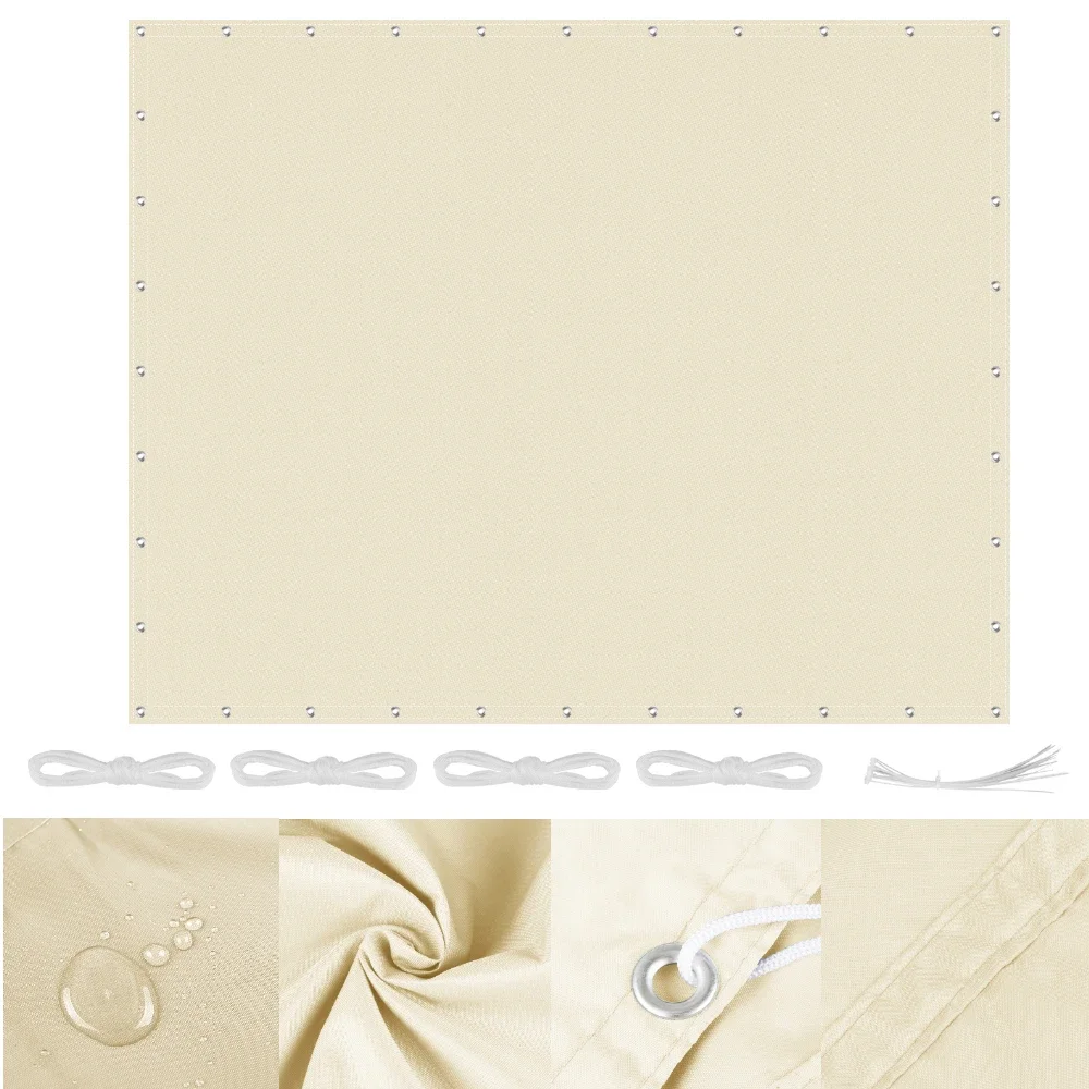 Couverture imperméable pour Pergola, 5M/4M/3M/2M, pour l'extérieur, jardin, Patio, abri, bloc UV, au