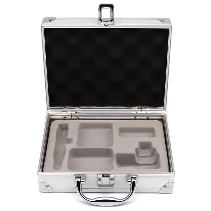 Profession Multi-Function Tattoo Carrying Case Machine Storage Box Lock Padded Box Organizer Aluminum Alloy Tattoo Kit Suitcase