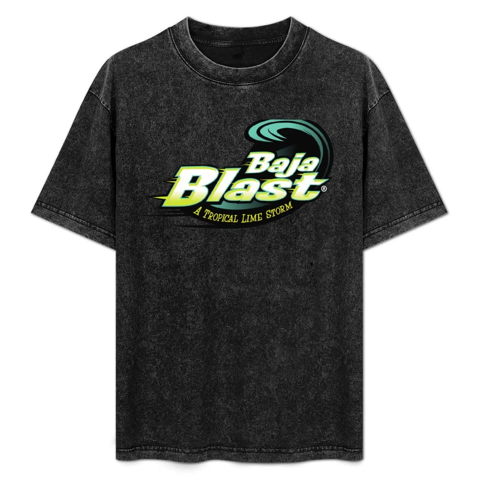baja blast plain logo T-Shirt Basic Short Sleeve Cotton Blend T-Shirt