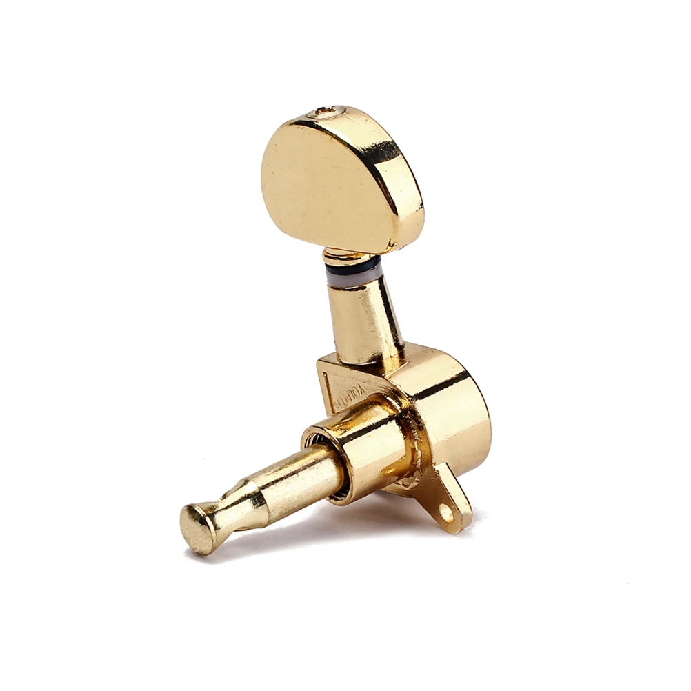 

6Pcs Electric Guitar Tuning Pegs Sealed Machine Heads 3l3r Metal Strong Durable Tuning Keys for Acoustic Electric Guitars