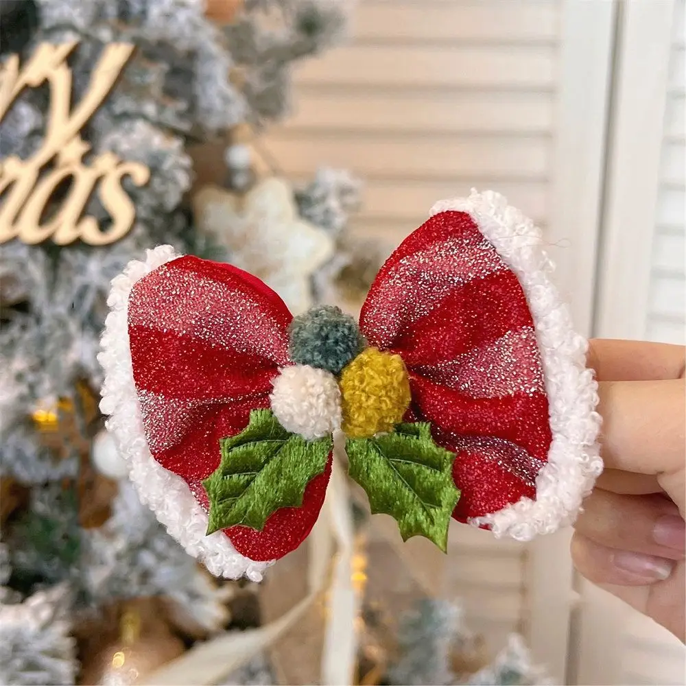 

С Рождеством Декор Рождественская заколка для волос Звезда с блестками Рождественская шляпа Повязка на голову Красная заколка Санта-Клаус Детская заколка для волос с рогами