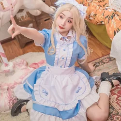Retro Maid Cosplay Costumes Anime Lolita Kawaii Winter Coat Goth Clothes Women Punk Gothic Plus Size Lolita Blouse Kawaii Dress