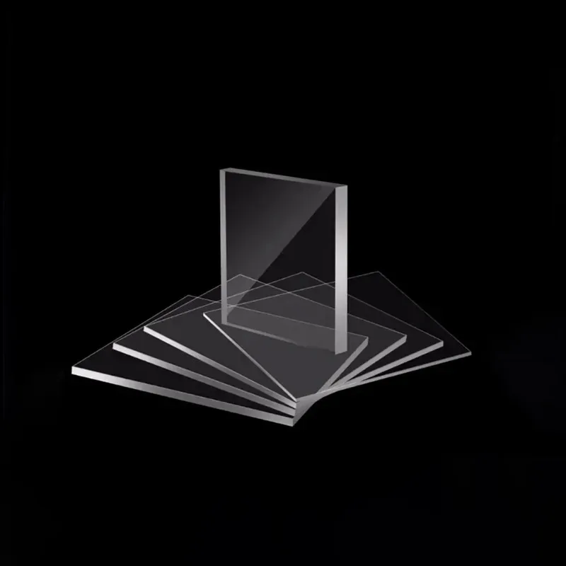 Custom Laser Cut Acrylic Sheet Transparent Plastic Board Precision Cutting & Engraving