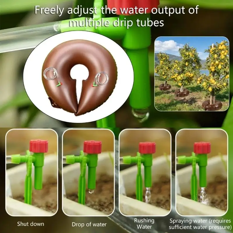 Round Tree Liquid Distribution Container Designed For Even Wetness Around Plant base 55KF