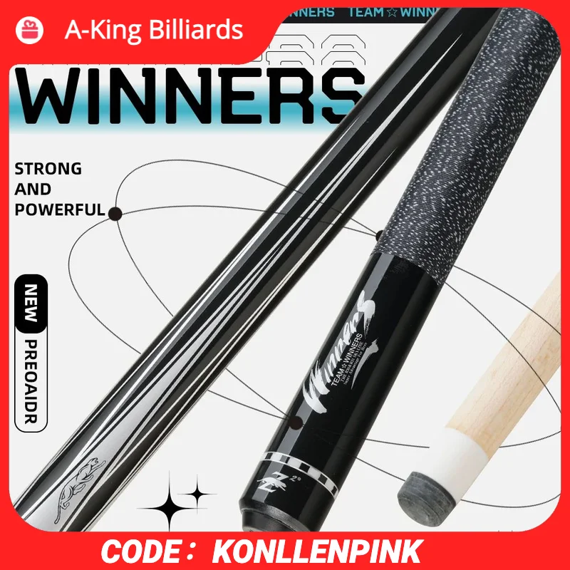 

NEW PREOAIDR Cue 3142 Winners Series Billiards 10.5/11.5/12.5mm Tip Maple Shaft Quick Joint Play Cue Stick Technology Kit