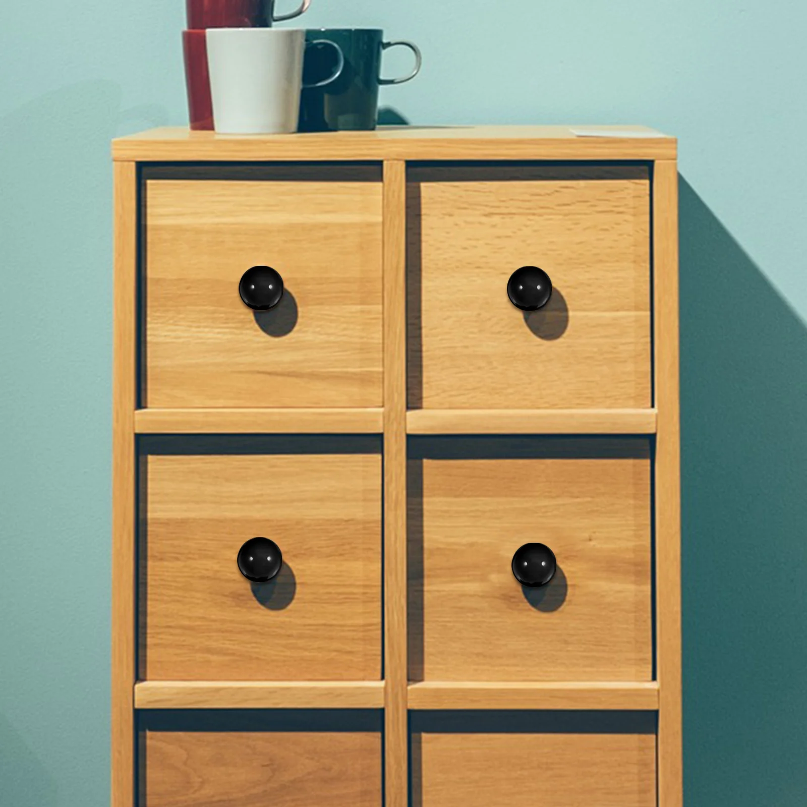 

12Pcs Clown Nose Cabinet Knobs Variety Colors Decorative Pull Handles for Kitchen Bathroom Closet Furniture Cabinet Knobs