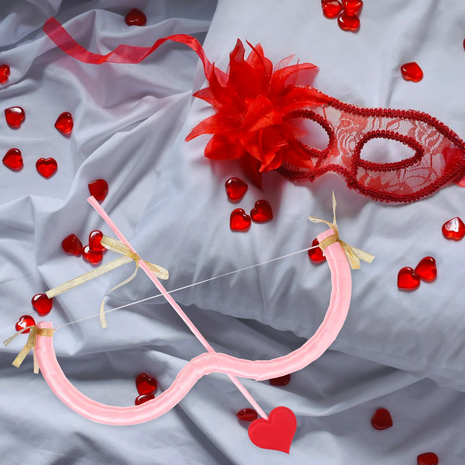 1 set 1 Set Foam Cupid Arrow Bow Cosplay Party Photo Prop Stage Performance Decor Valentine Costume Accessory For Men Women