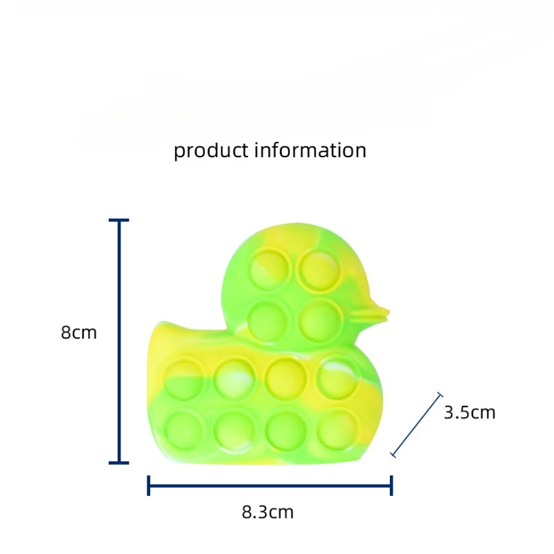 3D Push Bubble Fidget ของเล่น Pop ผู้ใหญ่ Anti-Stress Balls เด็ก Squishy ความเครียด Reliever ของเล่น Squeeze ง่าย Dimple Decompression ball