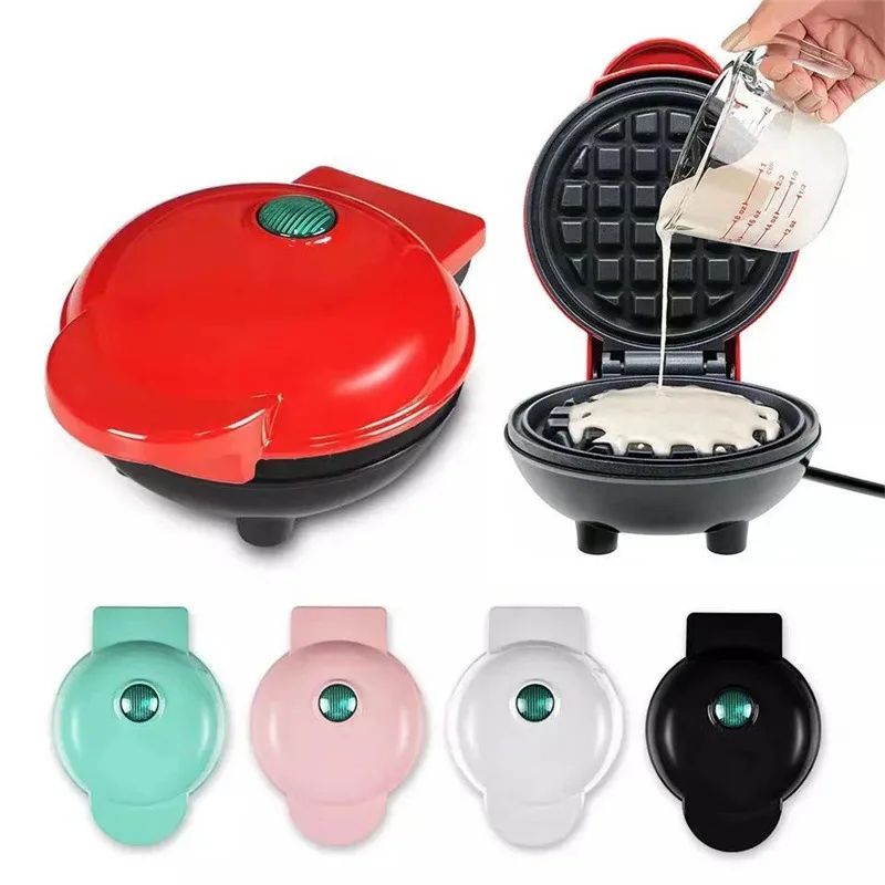 Multi functional mini waffle maker, sandwich cake Baking pan, home breakfast electric pancake maker, fully automatic dessert