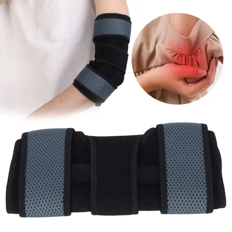 Adjustable Breathable Elbow Brace Elbow Fixation Night Splint Support Cubital Tunnel Syndrome Ulnar Nerve Damage Arm Straightene