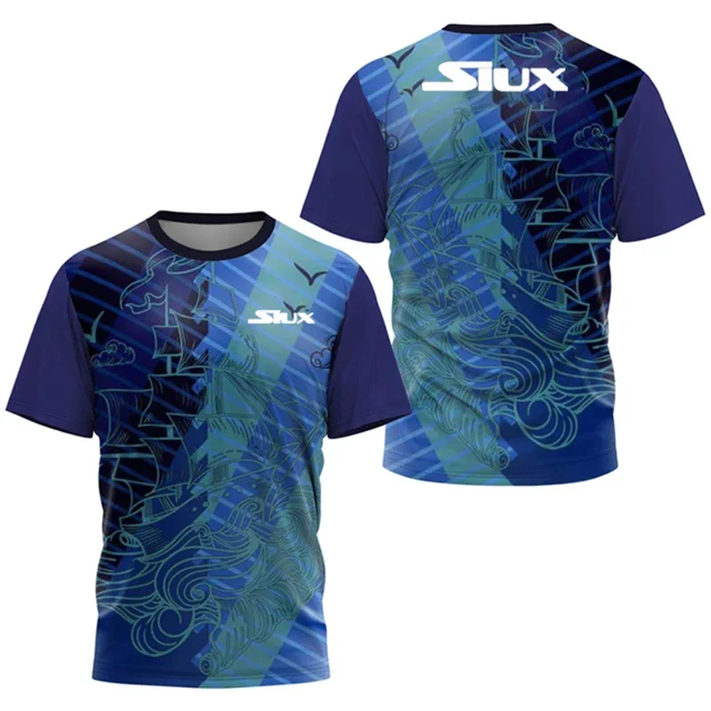 New SIUX Men\'s Quick Dry T-shirt Summer Sweat Running Sweatshirt Short Sleeve Breathable Badminton Tennis Volleyball Sports Tops