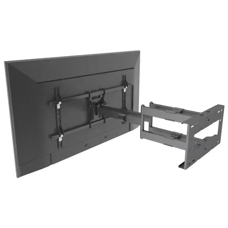 Telescopic full motion rotating LCD TV wall mount bracket