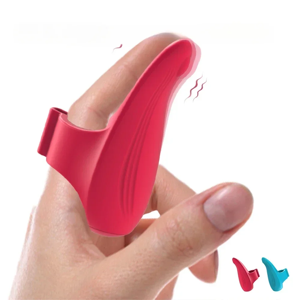 Female Finger Vibrator G Spot Clitoral Stimulator Women Massager Vibrator Vagina Anal Couples Pleasure Intimate Self Exploration