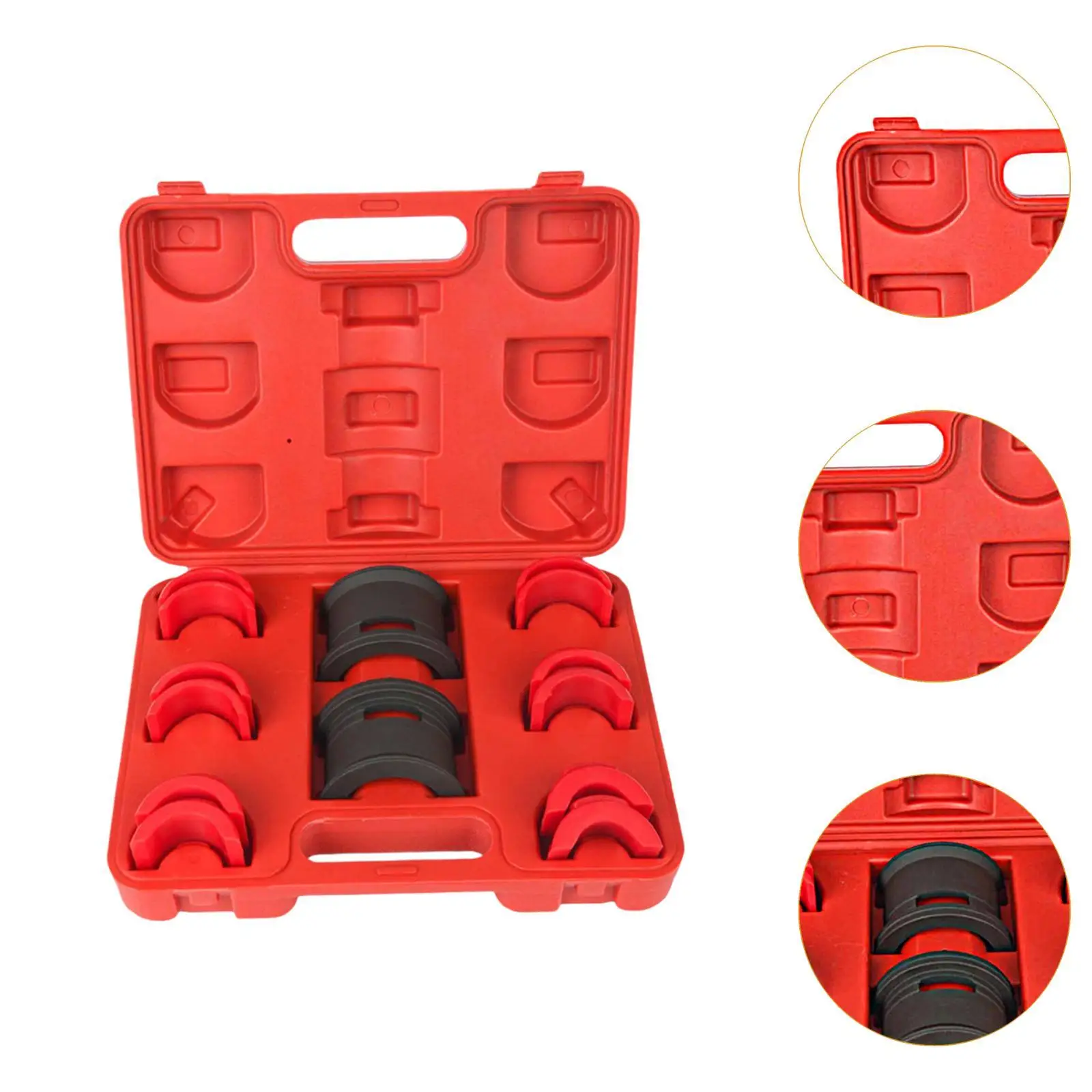 

Durable Steel Fork Seal Drivers Kit 35 Mm-50 Mm Universal Motorcycle Tool Kit for Road Bike Repair