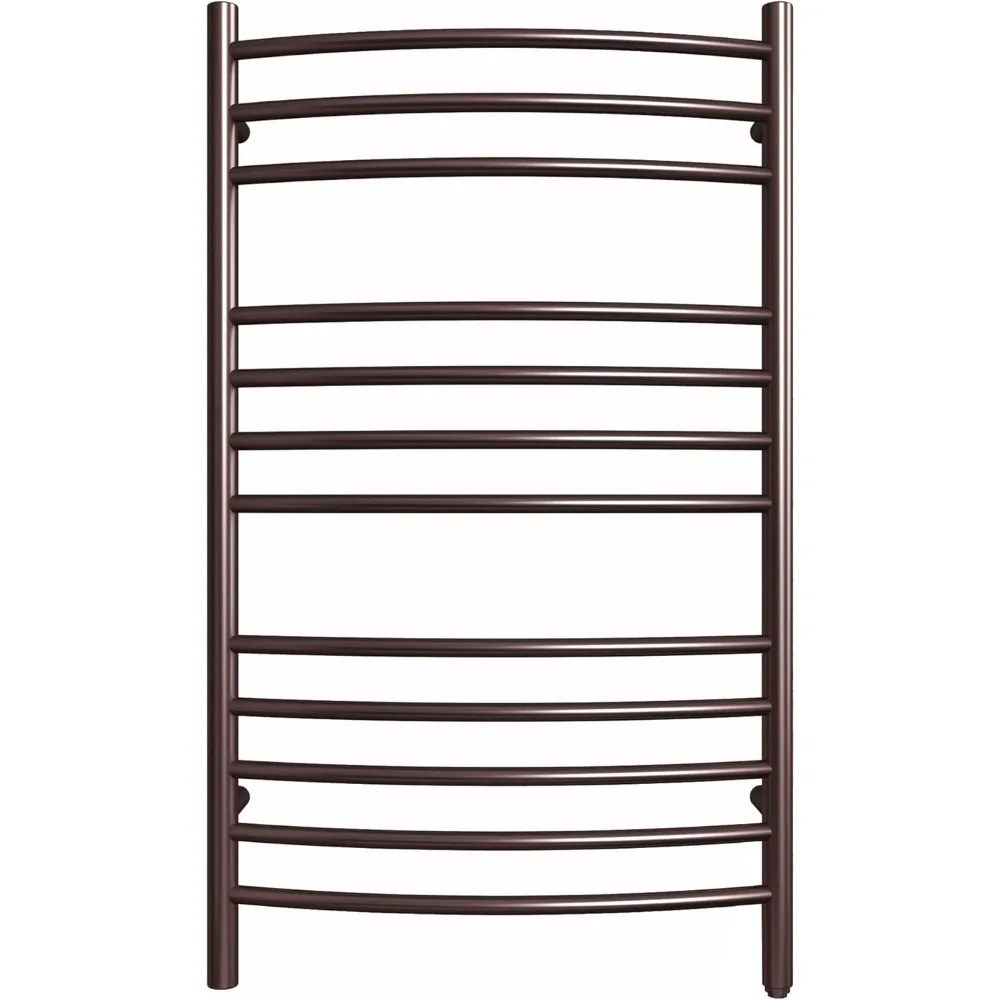 Towel Warmer Venetian Bronze, Electric Hot Towel Rails,12 Bars Warming Towel Racks, Plug-in/Hardwired Heated Towel Rails