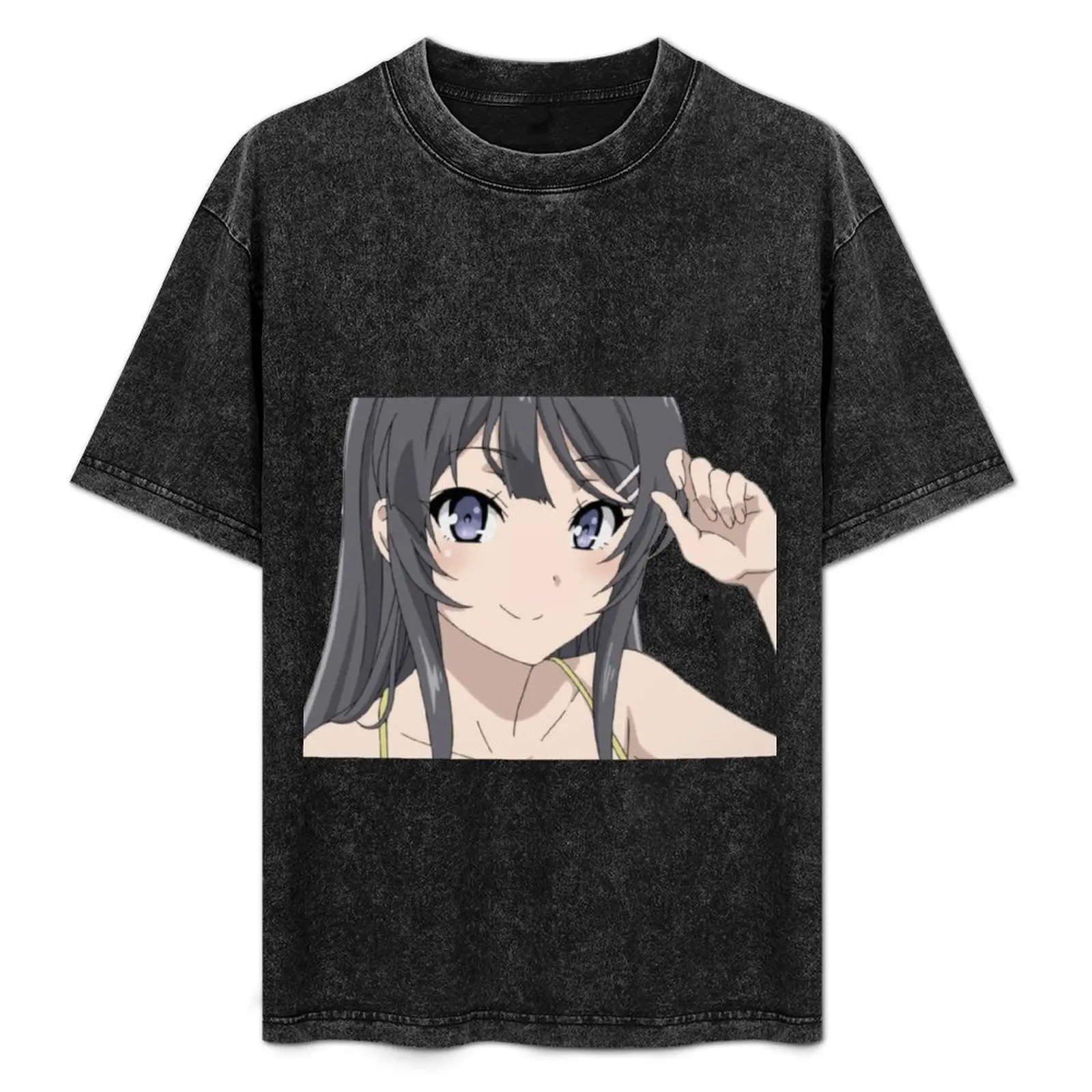 

Mai Sakurajima - RASCAL DOES NOT DREAM OF BUNNY GIRL SENPAI T-Shirt anime figures mens champion t shirts