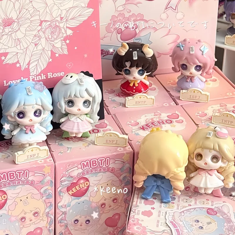 

Новый оригинальный Keeno Mbti Cute Friends Series Mini Blind Box Cute Grain Doll Toy Desktop Ornament Cute Gift Trendy Play Decoration